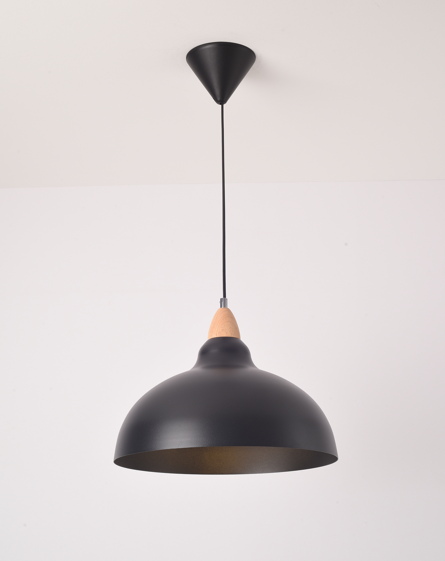 Riippuvalaisin Focuslight Alma 355mm E27 max.12W musta