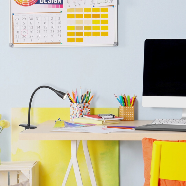 Klipsivalaisin Rabalux Jeff 130x350mm 4,5W 330lm 3000K musta