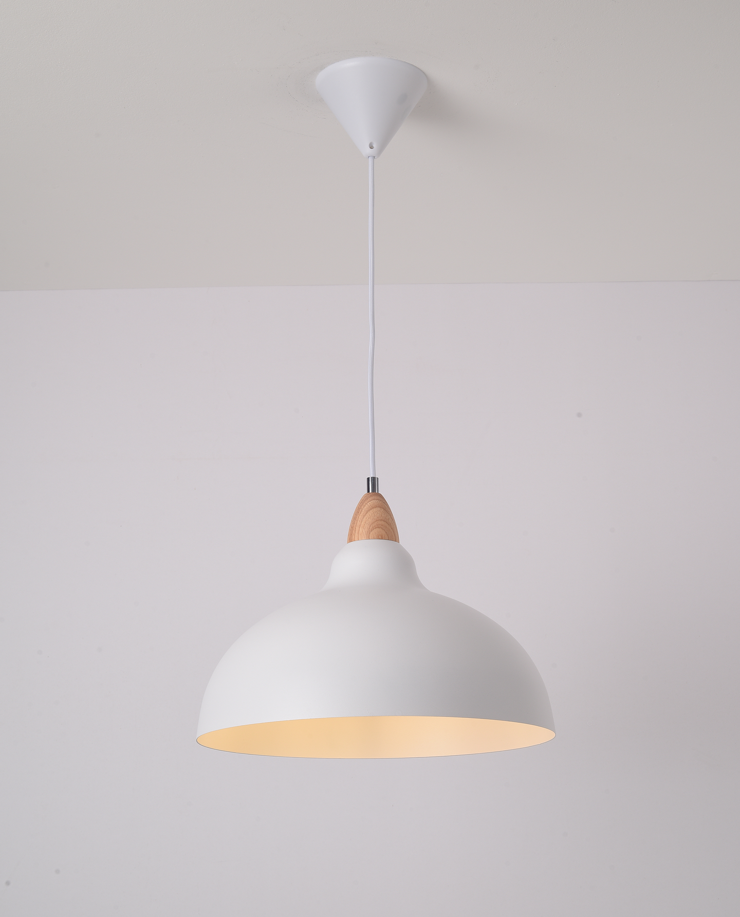 Riippuvalaisin Focuslight Alma 355mm E27 max.12W valkoinen