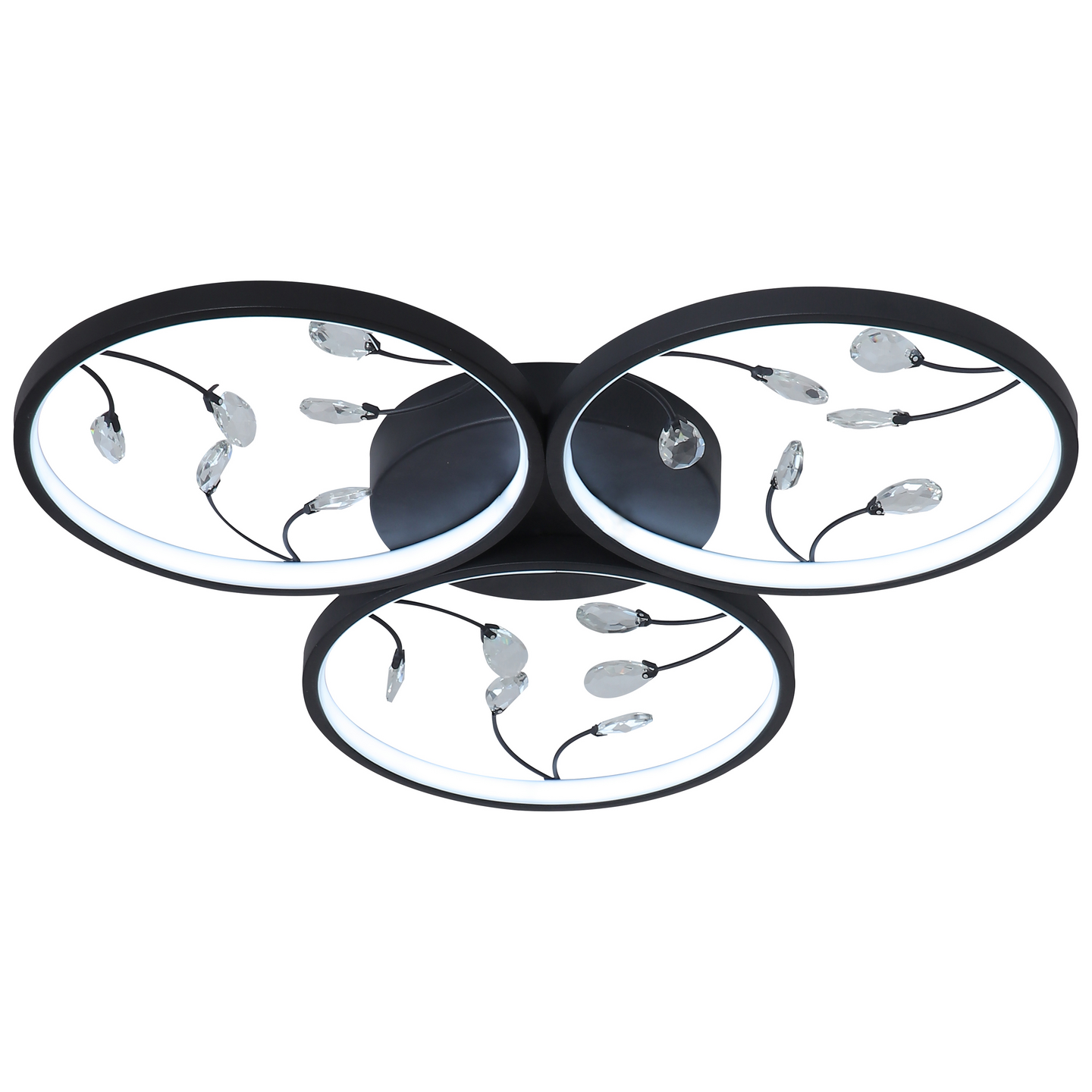 Kattovalaisin Focuslight RINGS led 620mm 3x10W  3600lm himmennys musta