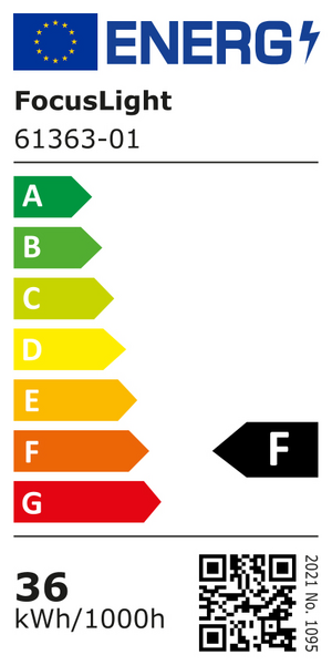 Kattovalaisin Focuslight Selene led 410mm 32W 3000K  valkoinen