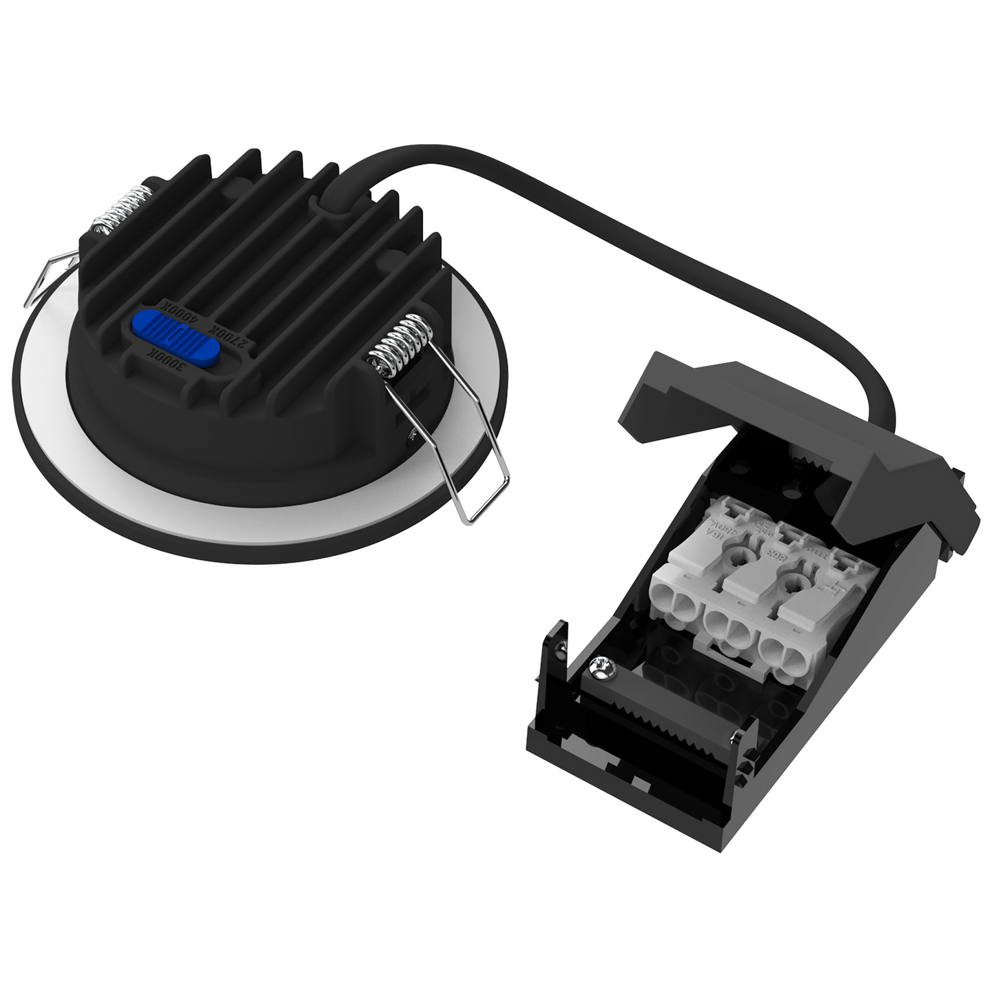 Alasvalo Focuslight Sulo led 5W 500LM -kytkin himmenn. IP65/IP20 musta