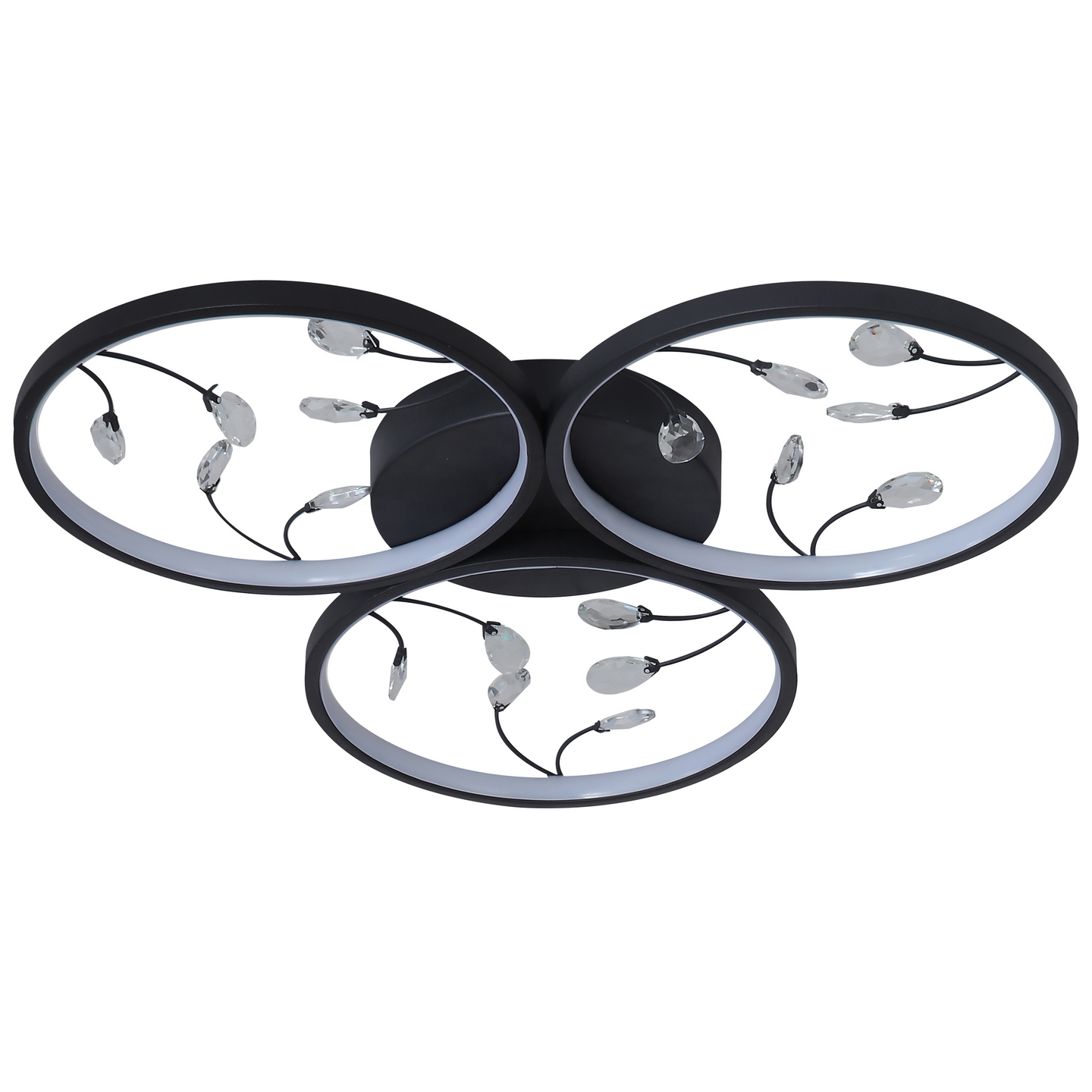 Kattovalaisin Focuslight RINGS led 620mm 3x10W  3600lm himmennys musta