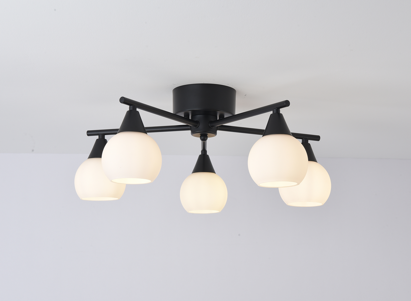 Kattovalaisin Focuslight Kiira 5xE14 max.8W musta