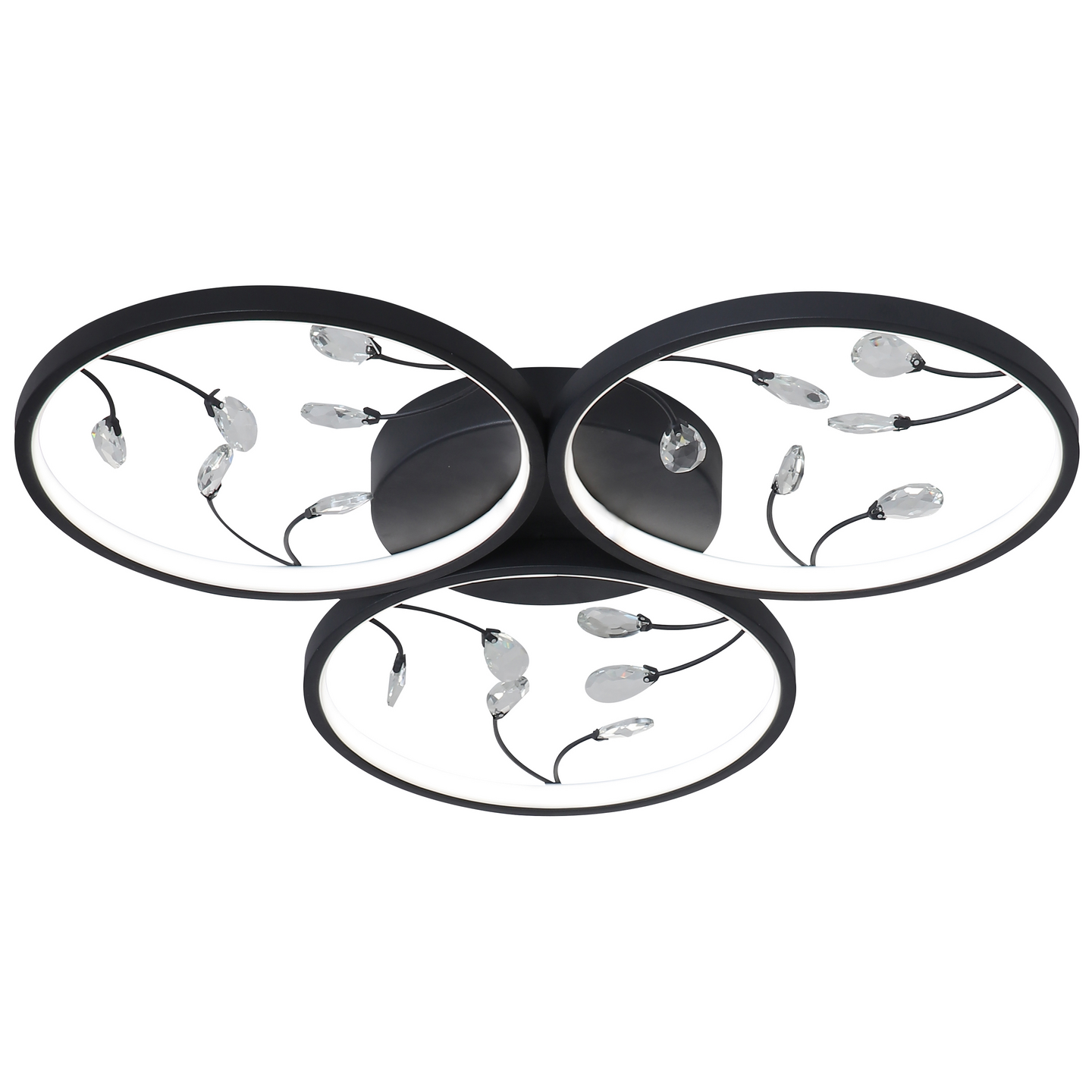 Kattovalaisin Focuslight RINGS led 620mm 3x10W  3600lm himmennys musta