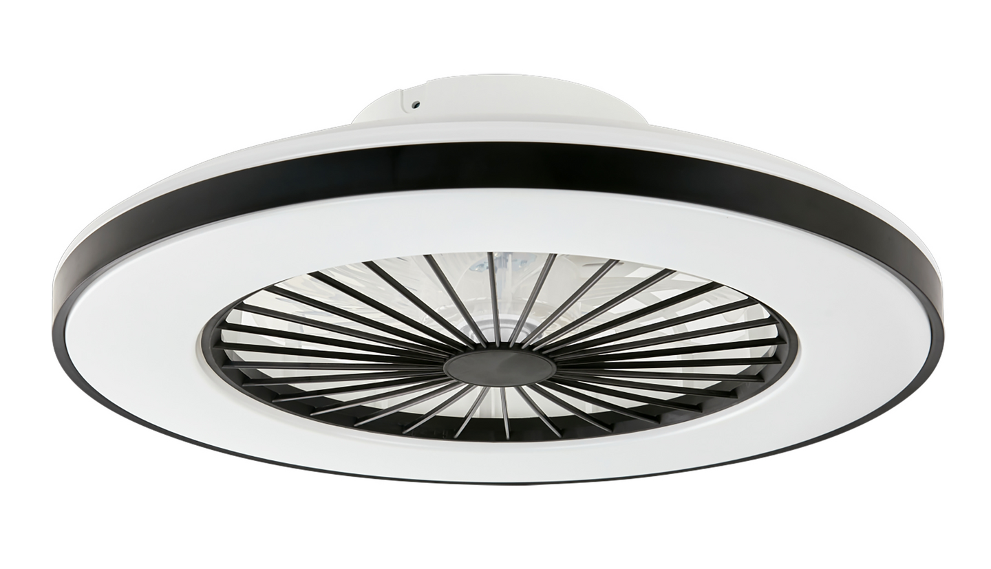 Kattotuuletinvalaisin Focuslight Panama led 500mm 40W  15W tuuletin musta