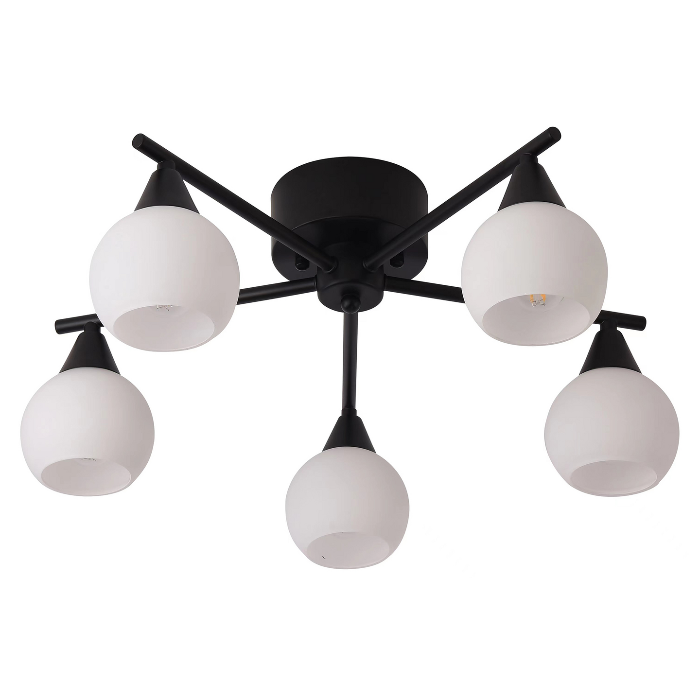 Kattovalaisin Focuslight Kiira 5xE14 max.8W musta