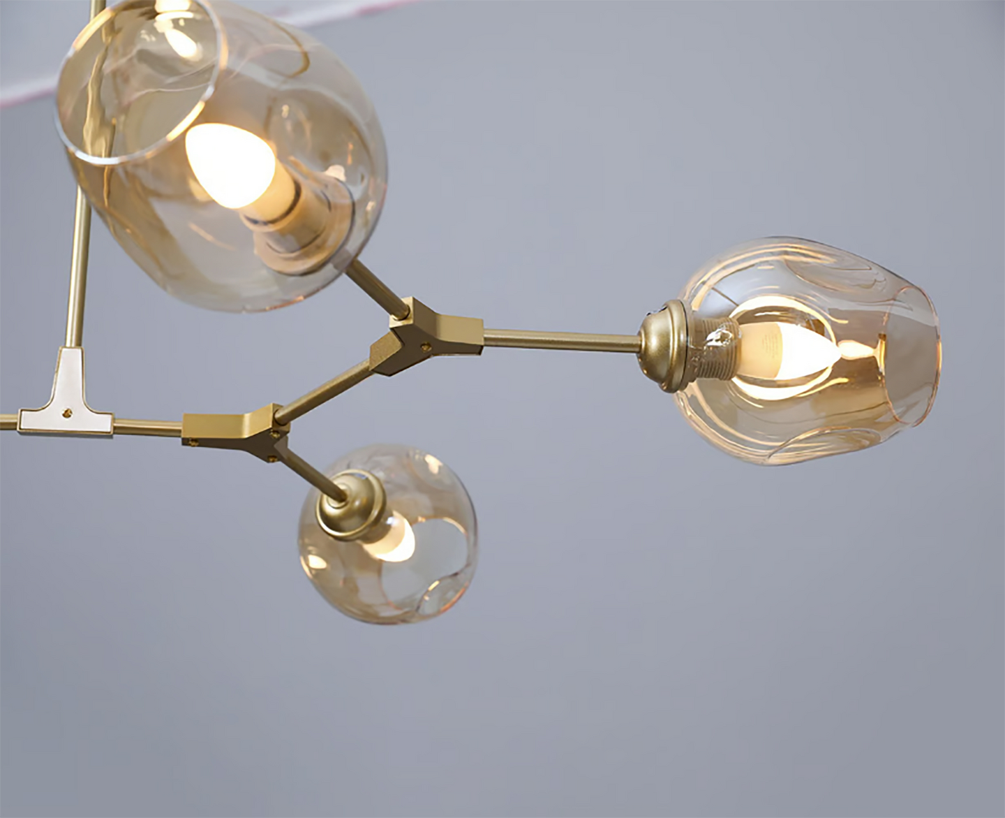 Kattovalaisin Focuslight Adams 5xE27 max.40W mattakulta/amberlasi