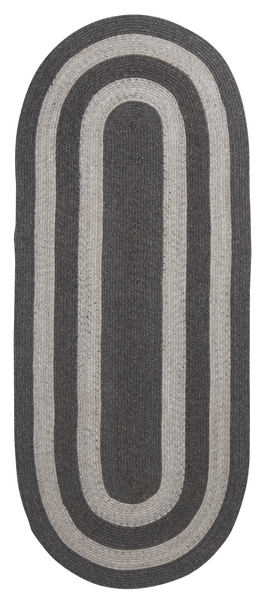 Sisä- ja ulkomatto Cello Sari 80x200cm tummanharmaa/harmaa