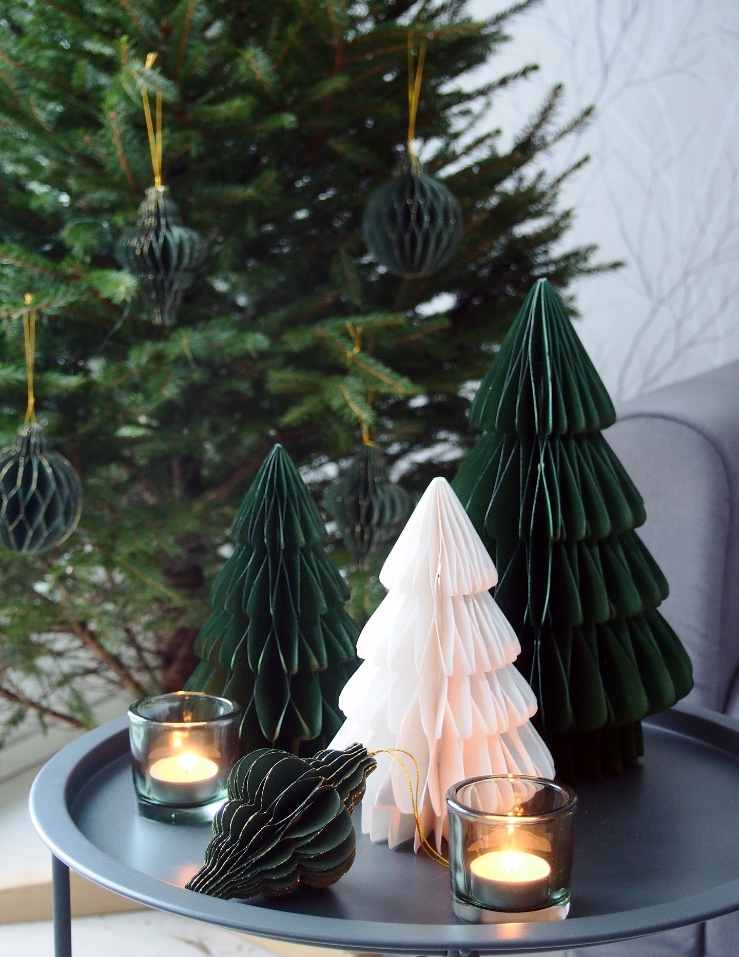 Paperikuusi Winteria 30cm tummanvihreä