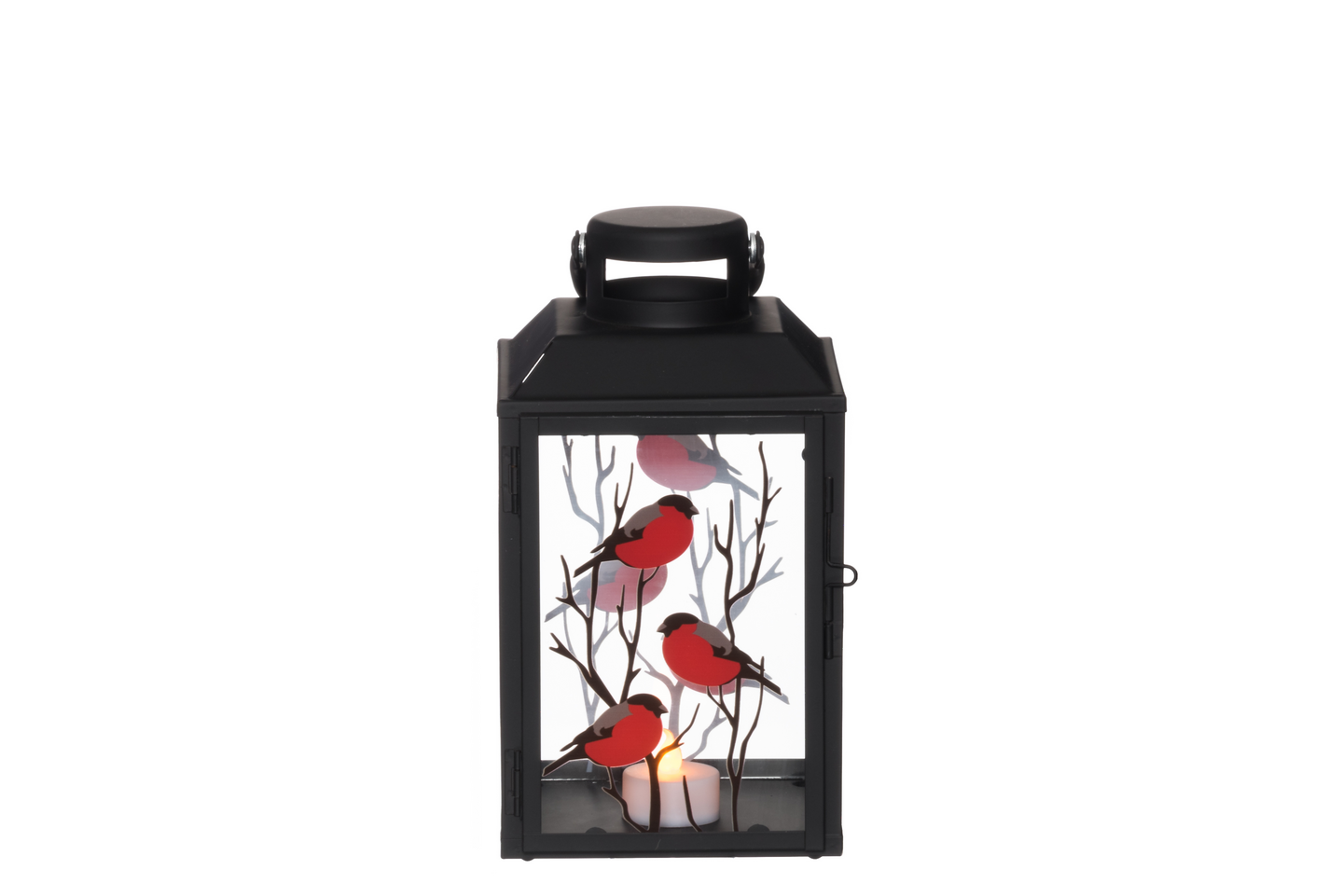 Lyhty Winteria punatulkku 23cm