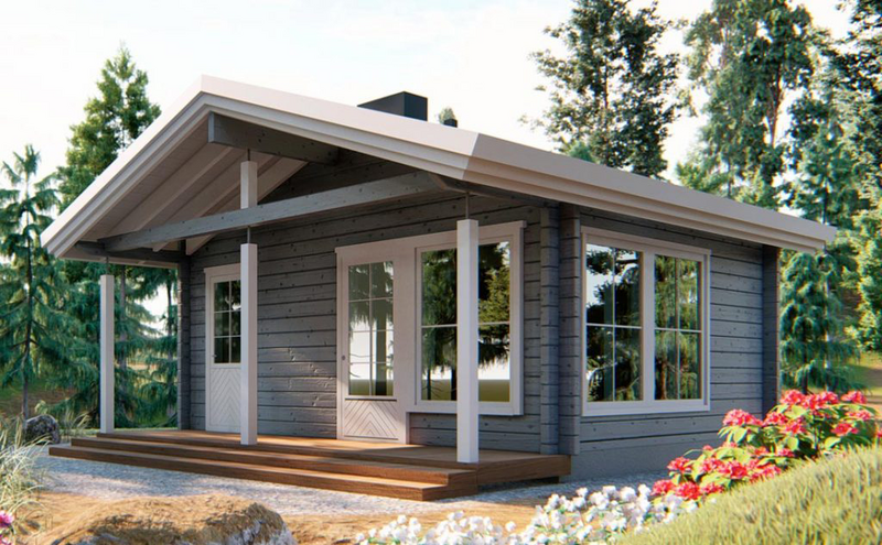 Saunamökki Raami 34 B 24,5m²