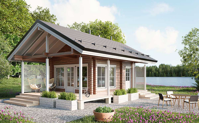 Saunamökki Kimara 55 A 25m²