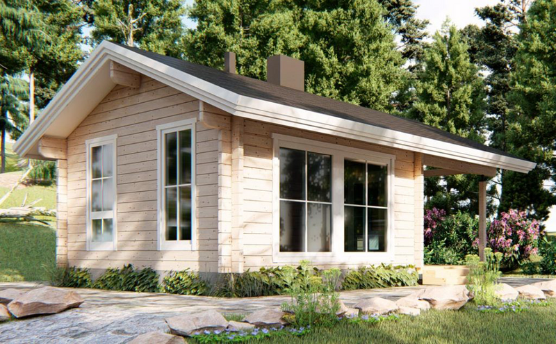 Saunamökki Kimara Raami 37 29,5m²