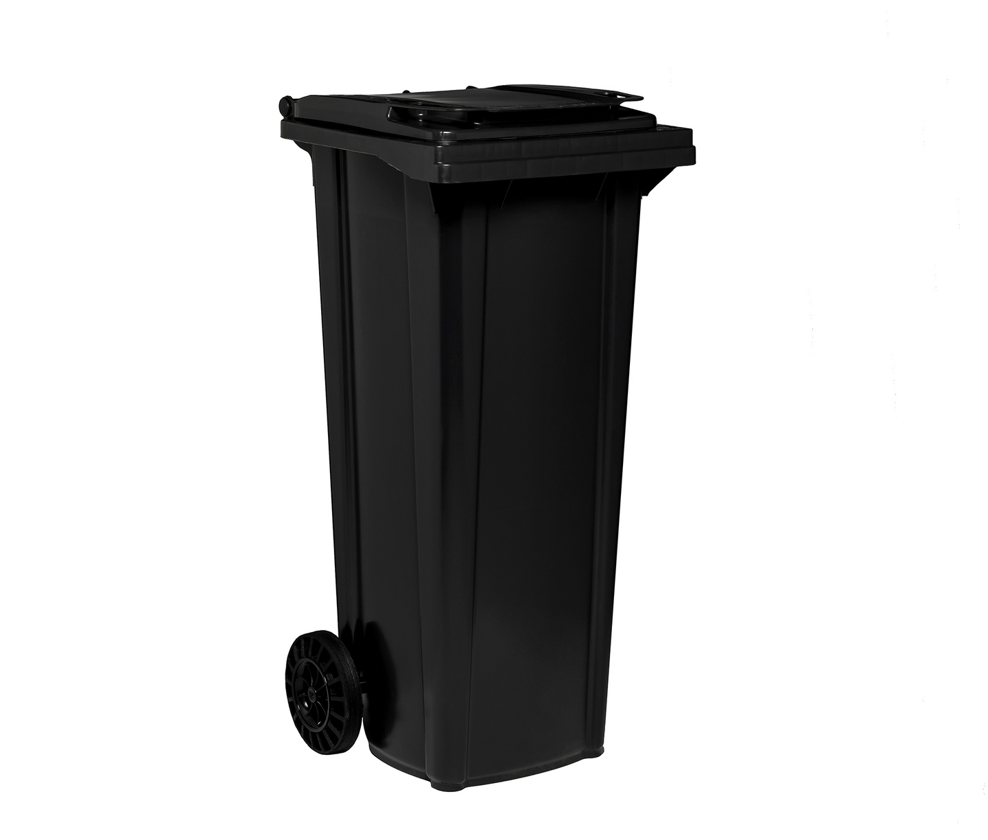 Jäteastia Helesi 140, 2 pyörää 200 mm, musta