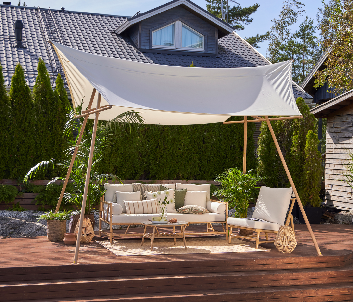 Sohvapöytä Cello Bambois halkaisija 71cm