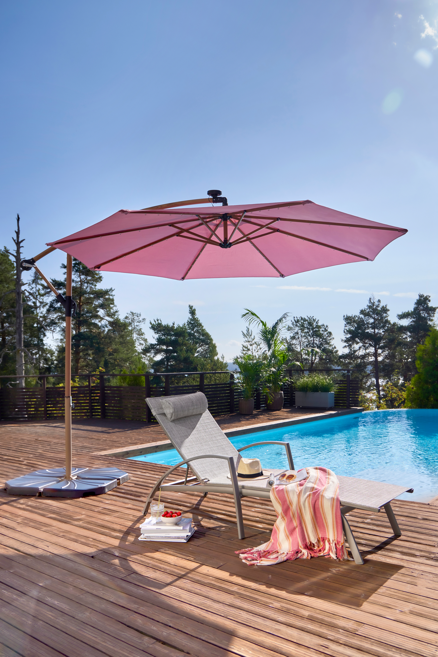 Aurinkotuoli Cello Comfy beige