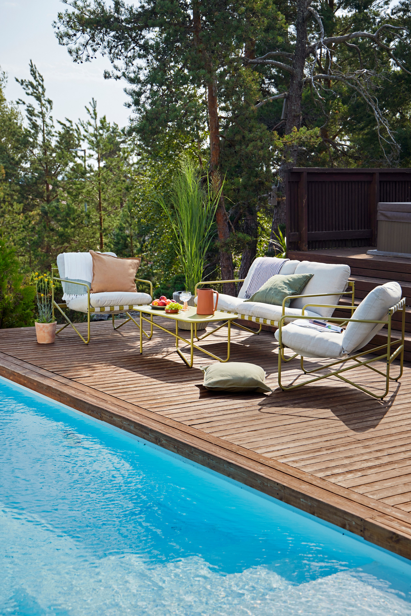 Sohvaryhmä Cello Green 4 osaa