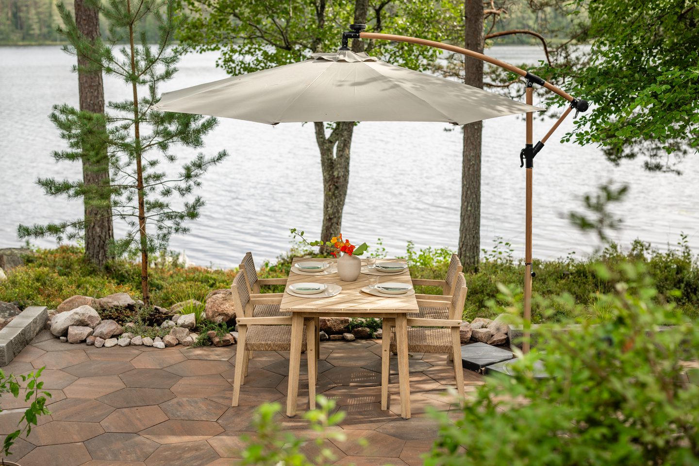 Pöytä Cello Jade 160x90x75cm ruskea