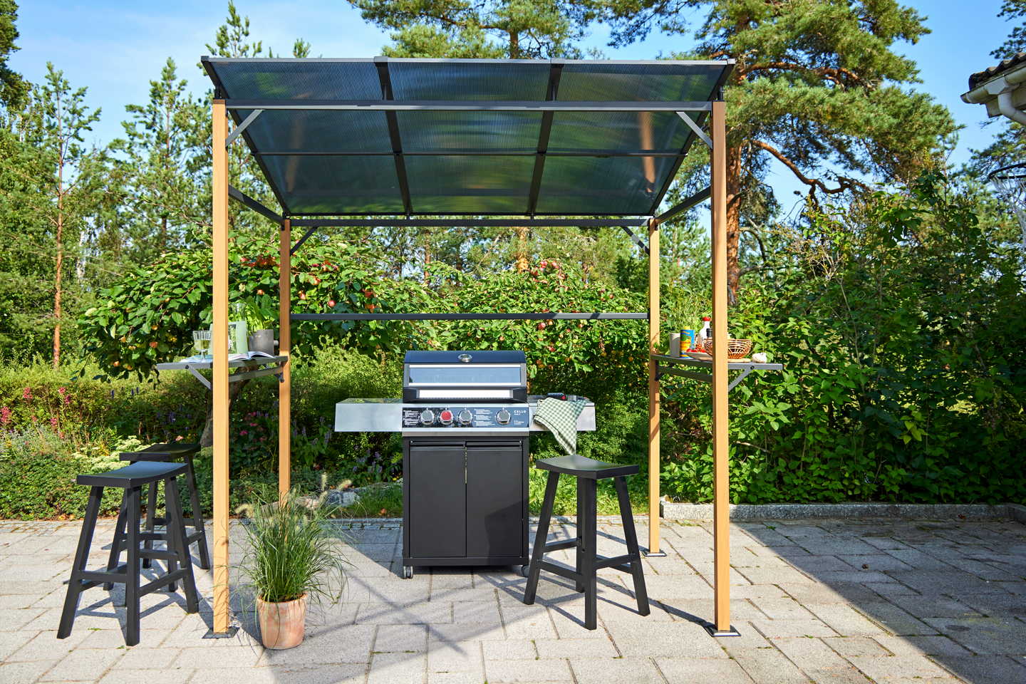 PAVILJONG CELLO GRILL 259X160CM