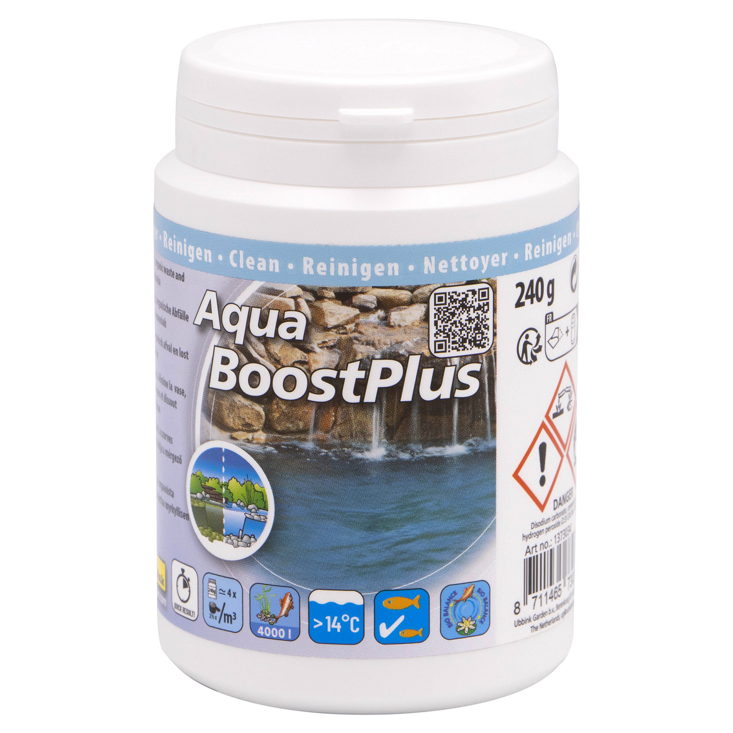 Lammenpuhdistusaine Aqua Boost Plus 240 g
