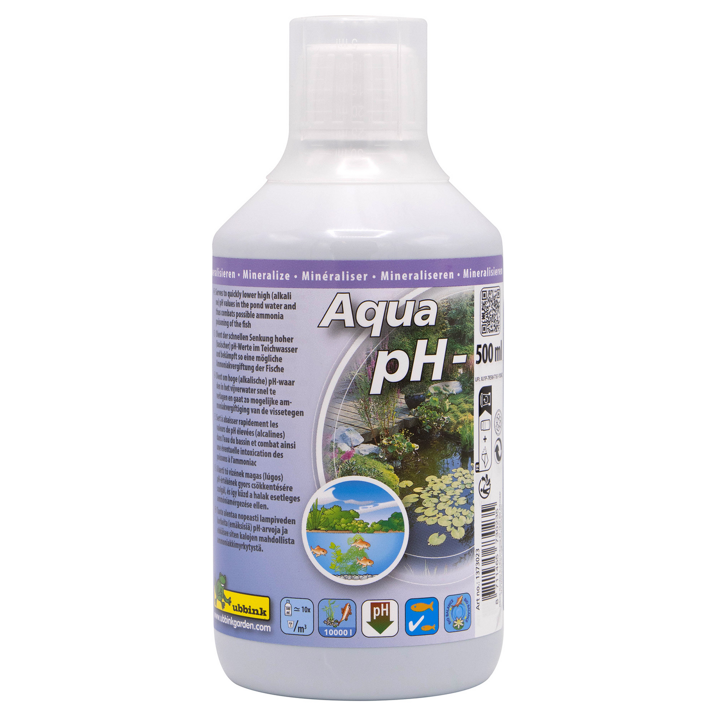 Veden pH:n säätelyaine Aqua pH- 500 ml