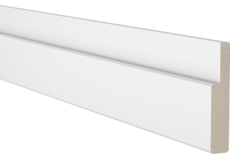 FÖNSTERSMYG EHL PROLIST FALS 18X95X4400, VIT KVISTFRI FURU