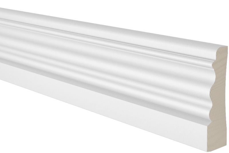 SOCKEL EHL PROLIST ALLMOGE FURU VIT SYD, 15X69X4400MM