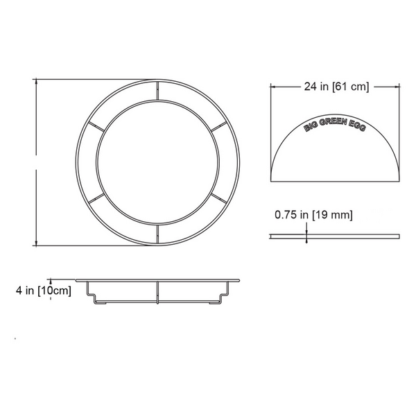 Conveggtor-kori Big Green Egg 2XL