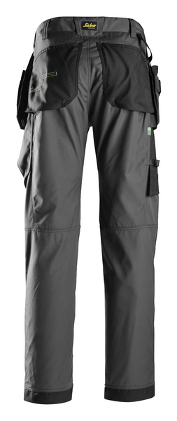 GOLVLÄGGARBYXA SNICKERS WORKWEAR I STRETCH, STÅLGRÅ/SVART STL 200