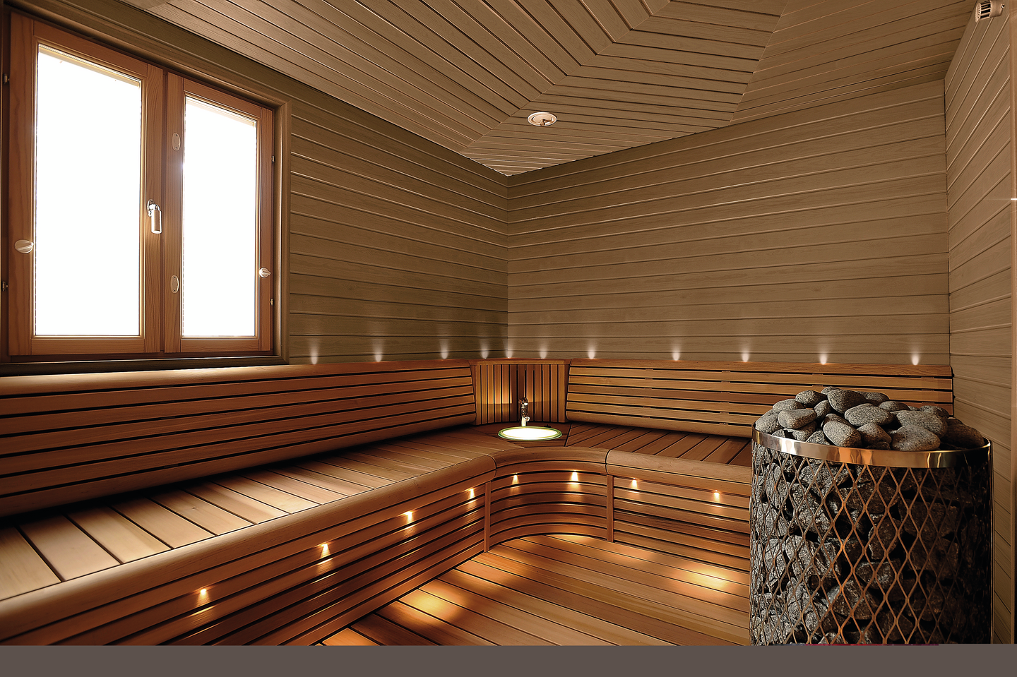 Saunapaneeli 14x95x2400 STP TK saunasuojattu terva