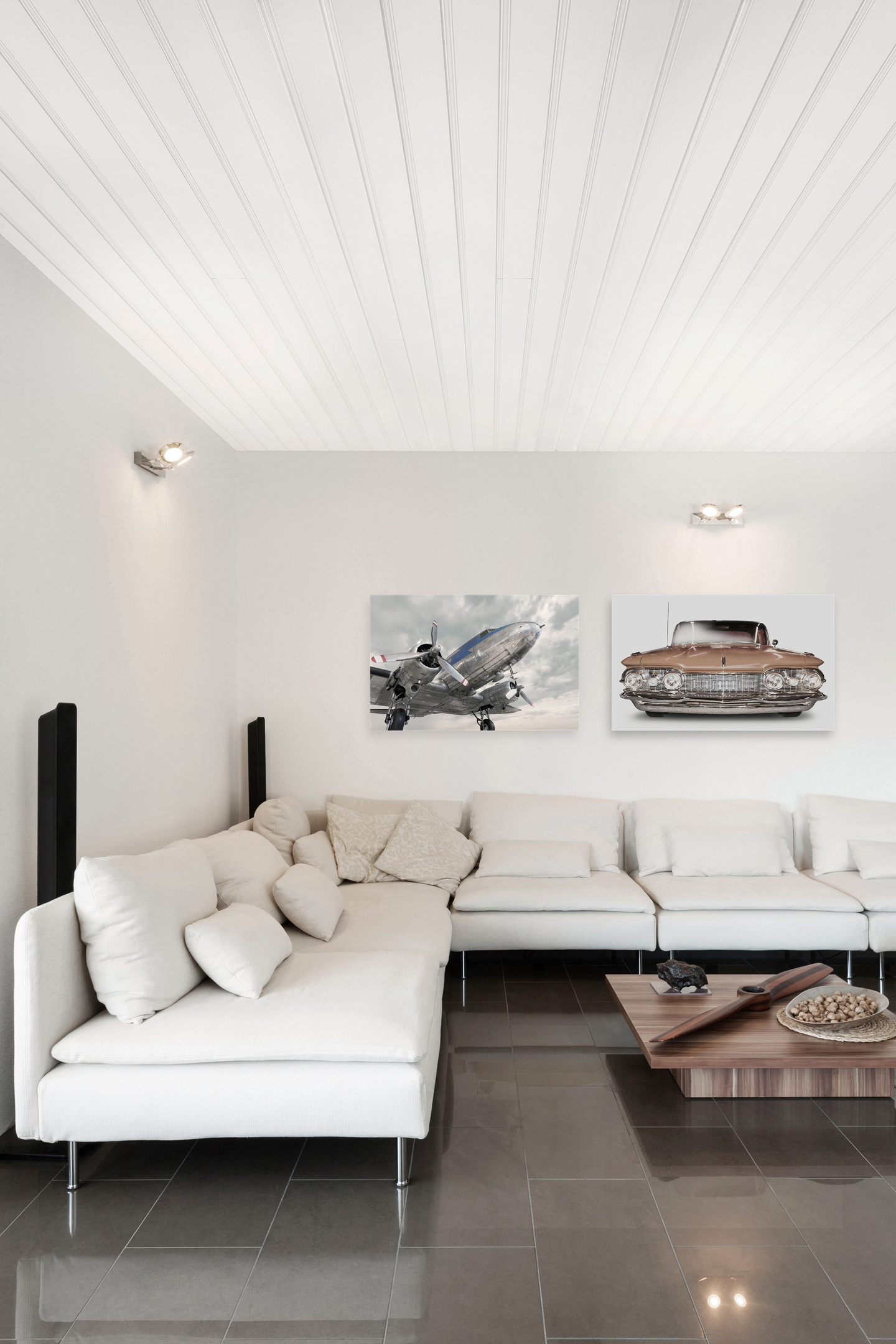 Sisustuspaneeli 15x95x2980 helmi päätypontattu mänty valkoinen