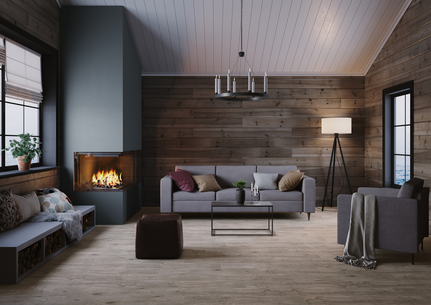 VINYLGOLV 200 TARKETT EXTRA LEGACY OAK LIGHT GREY