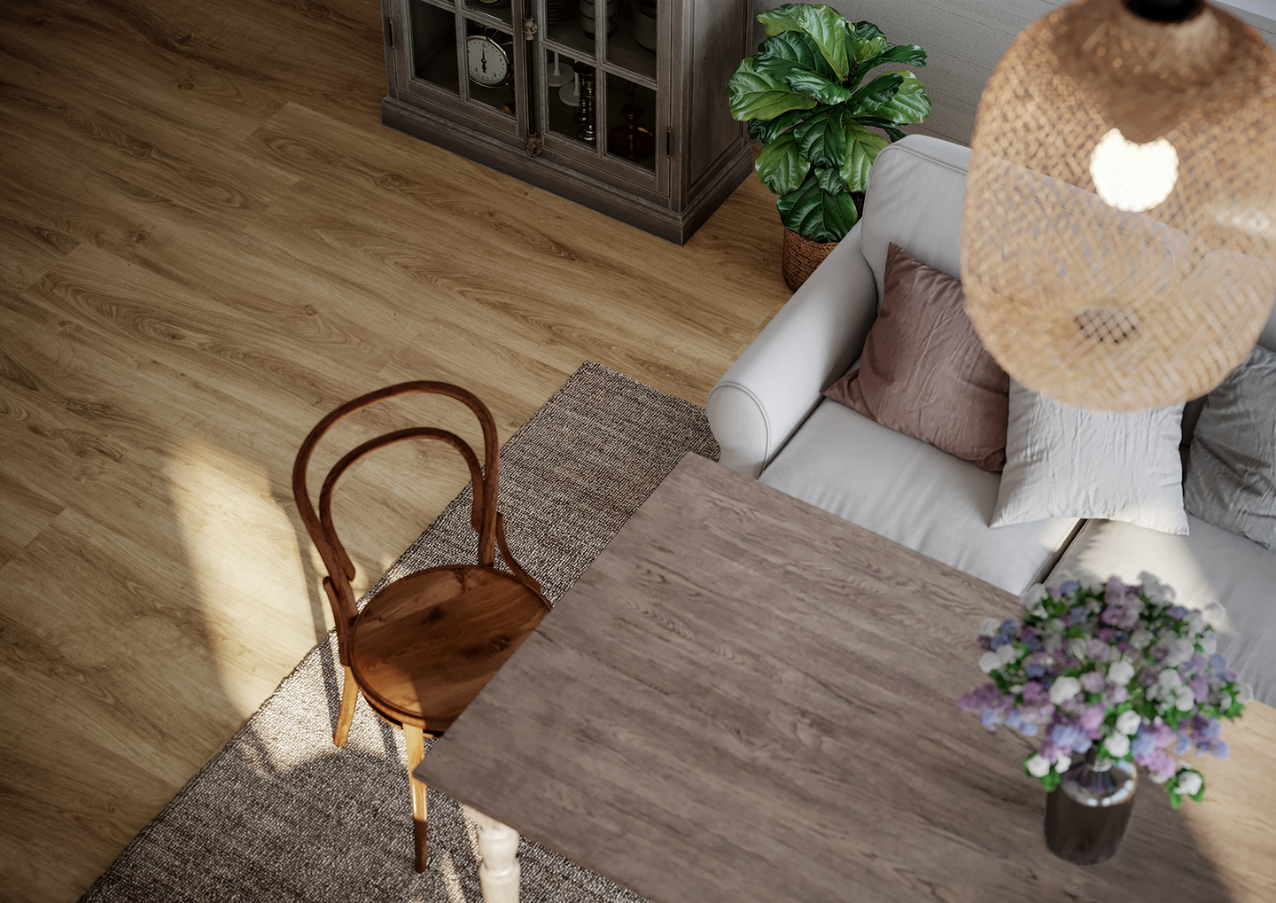 VINYLPLATTA TARKETT IDC ULTIMATE 55 ENGLISH OAK NAT 150