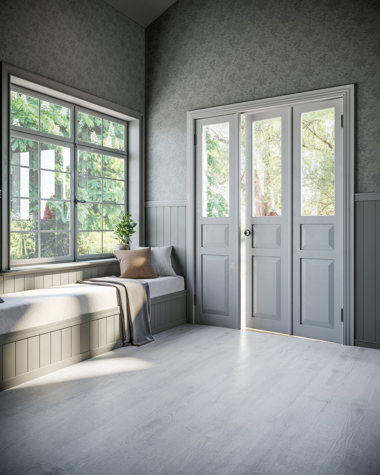 VINYLPLATTA TARKETT IDC ULTIMATE 55 SCAN OAK MD GREY 120