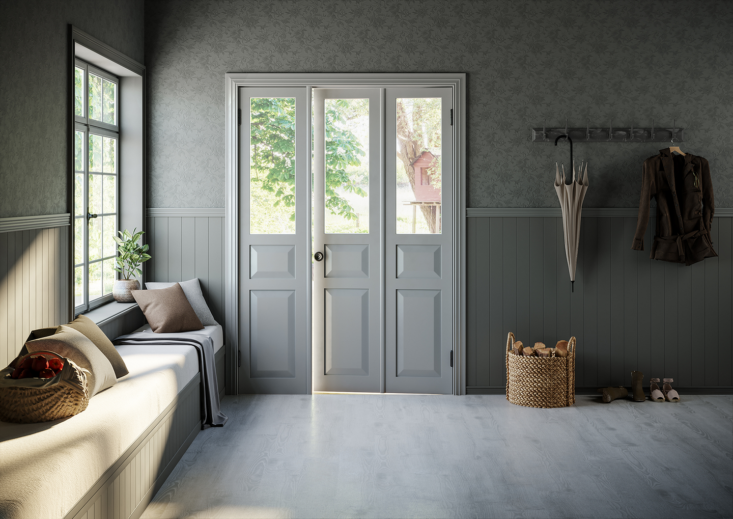 VINYLPLATTA TARKETT IDC ULTIMATE 55 SCAN OAK MD GREY 120