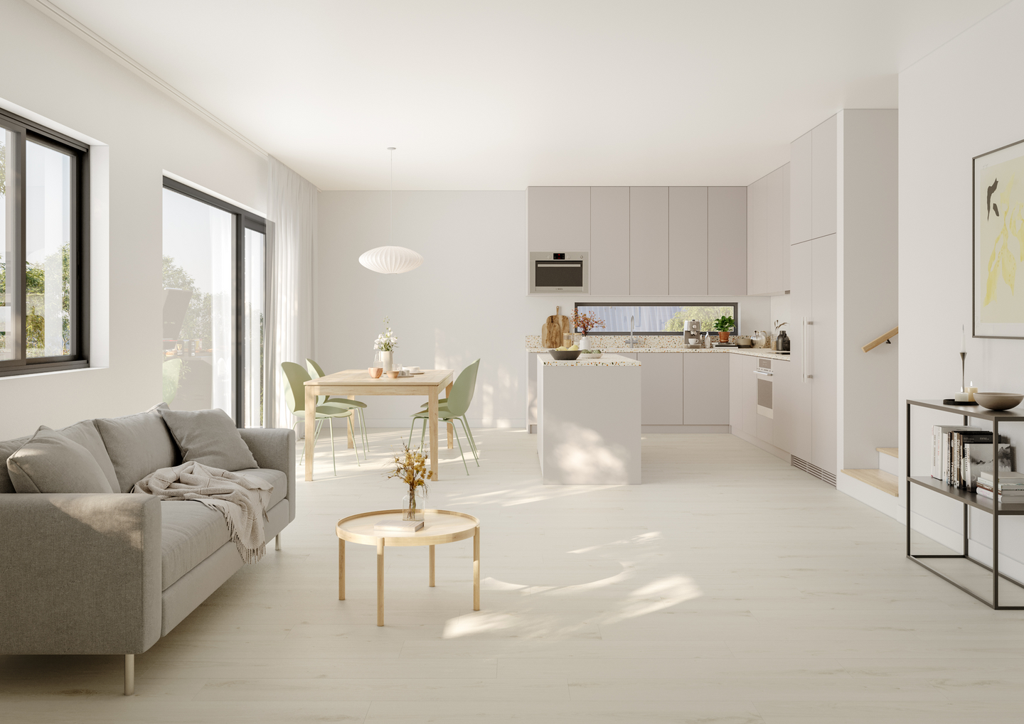 VINYLPLATTA TARKETT IDC ULTIMATE 55 DELICATE OAK SUGAR 120