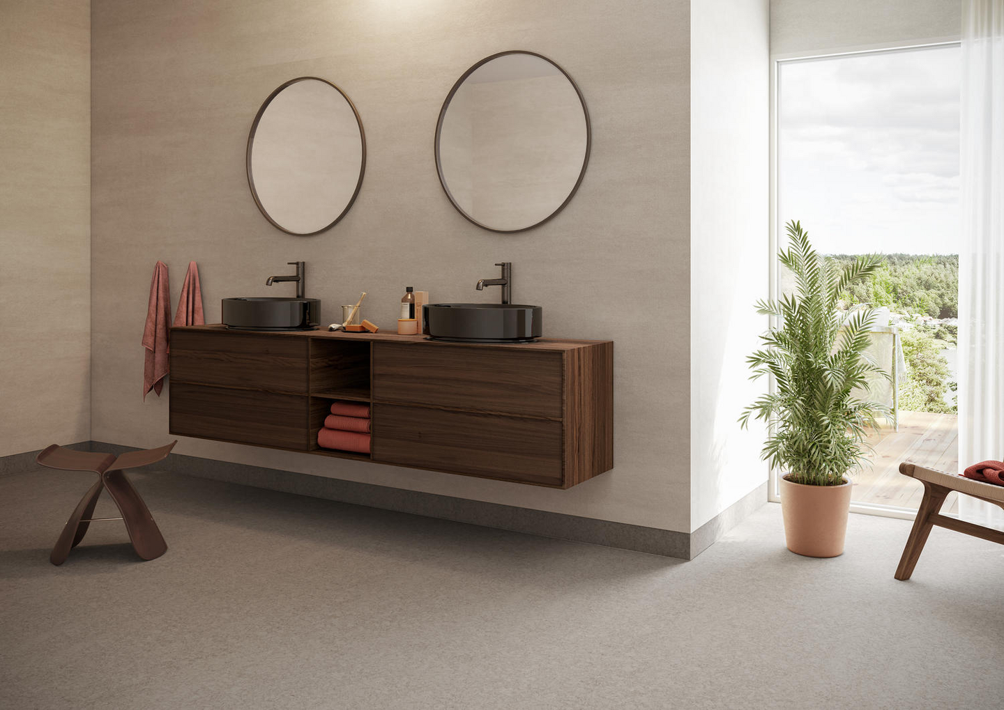 VÅTRUMSBÅRD TARKETT AQUARELLE BORDER DS2 RUSTIC VELVET LINEN