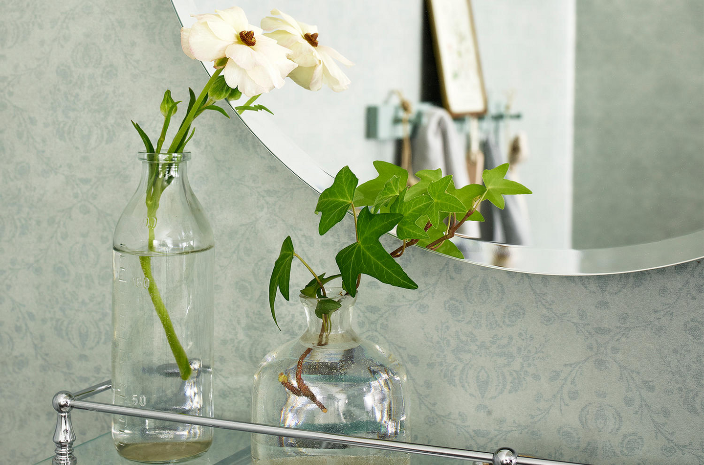 VÅTRUMSVÄGG TARKETT AQUARELLE WALL DS2 NOSTALGIA DUSTY GREEN