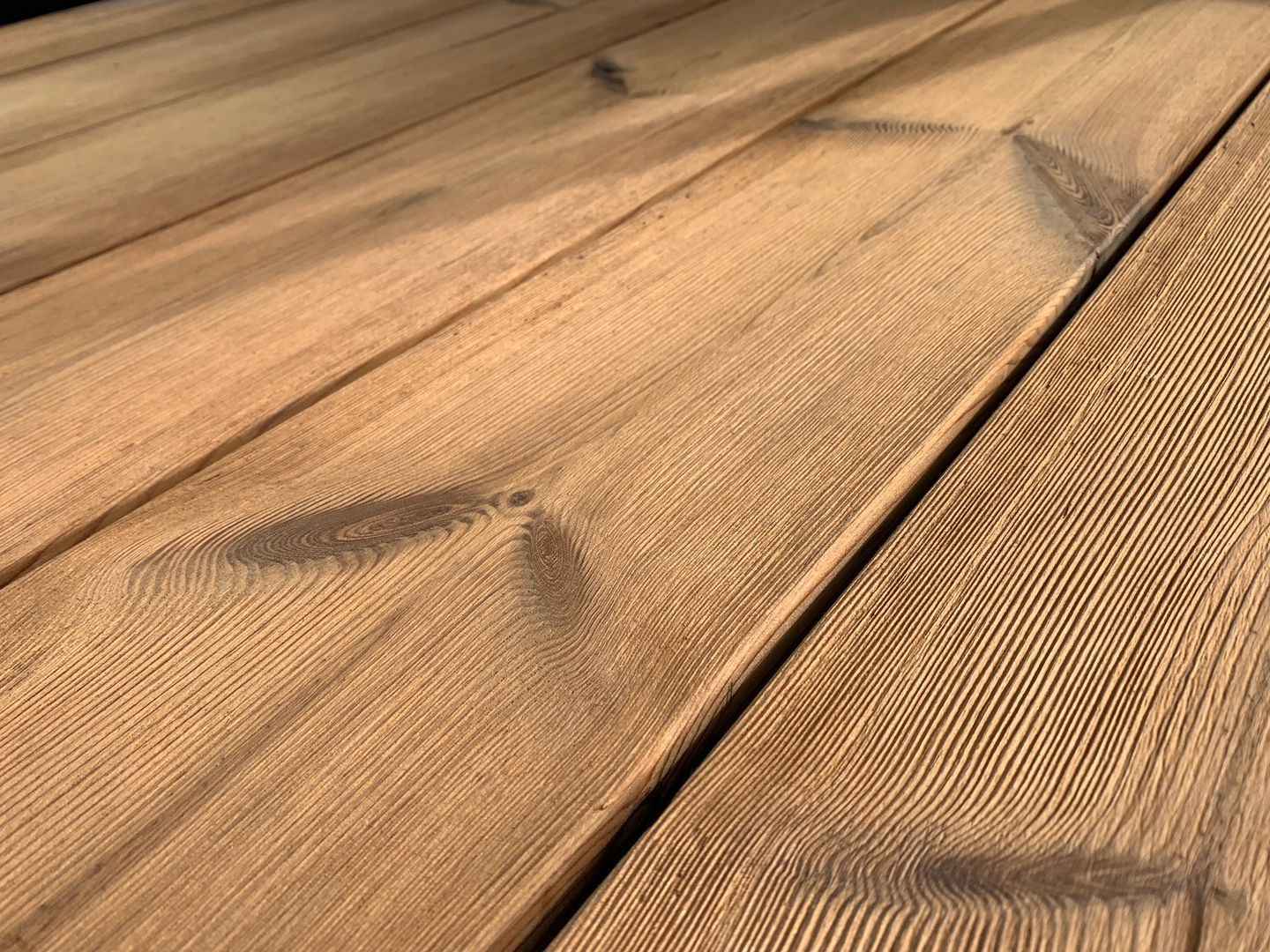 Terassilauta Luna Profix 2 SHP 26x140 harjattu lämpökäsitelty kuusi