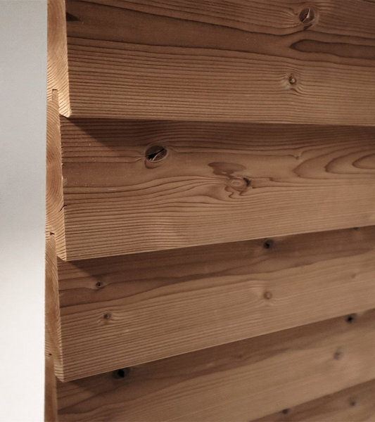 Paneeli Luna Bevel 20x142 lämpökäsitelty kuusi