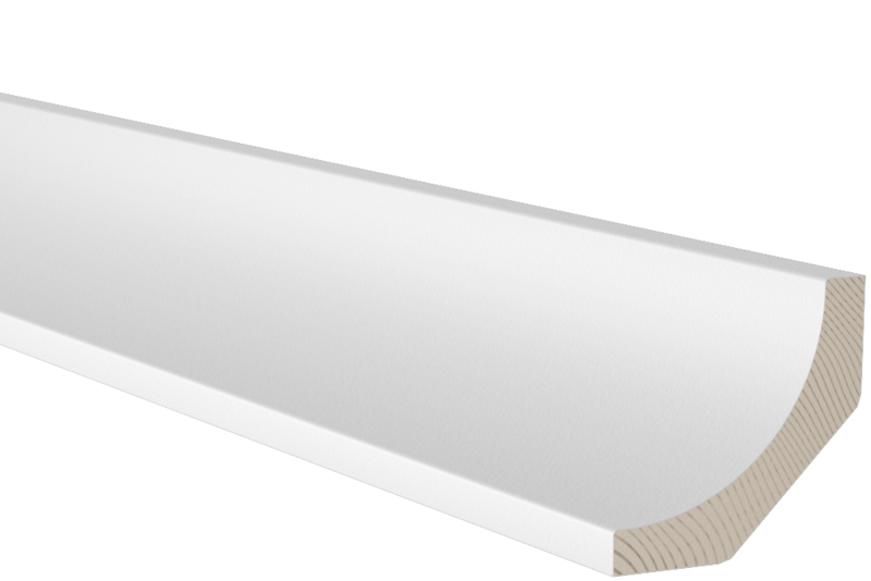 HÅLKÄLSLIST EHL PROLIST FURU VIT 20X69X440