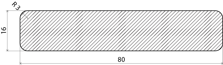 DÖRROMFATTNING EHL PROLIST VIT 16X80X2400, MDF