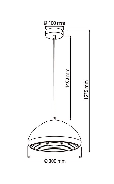 Riippuvalaisin AIRAM Anile led valk-shampanja