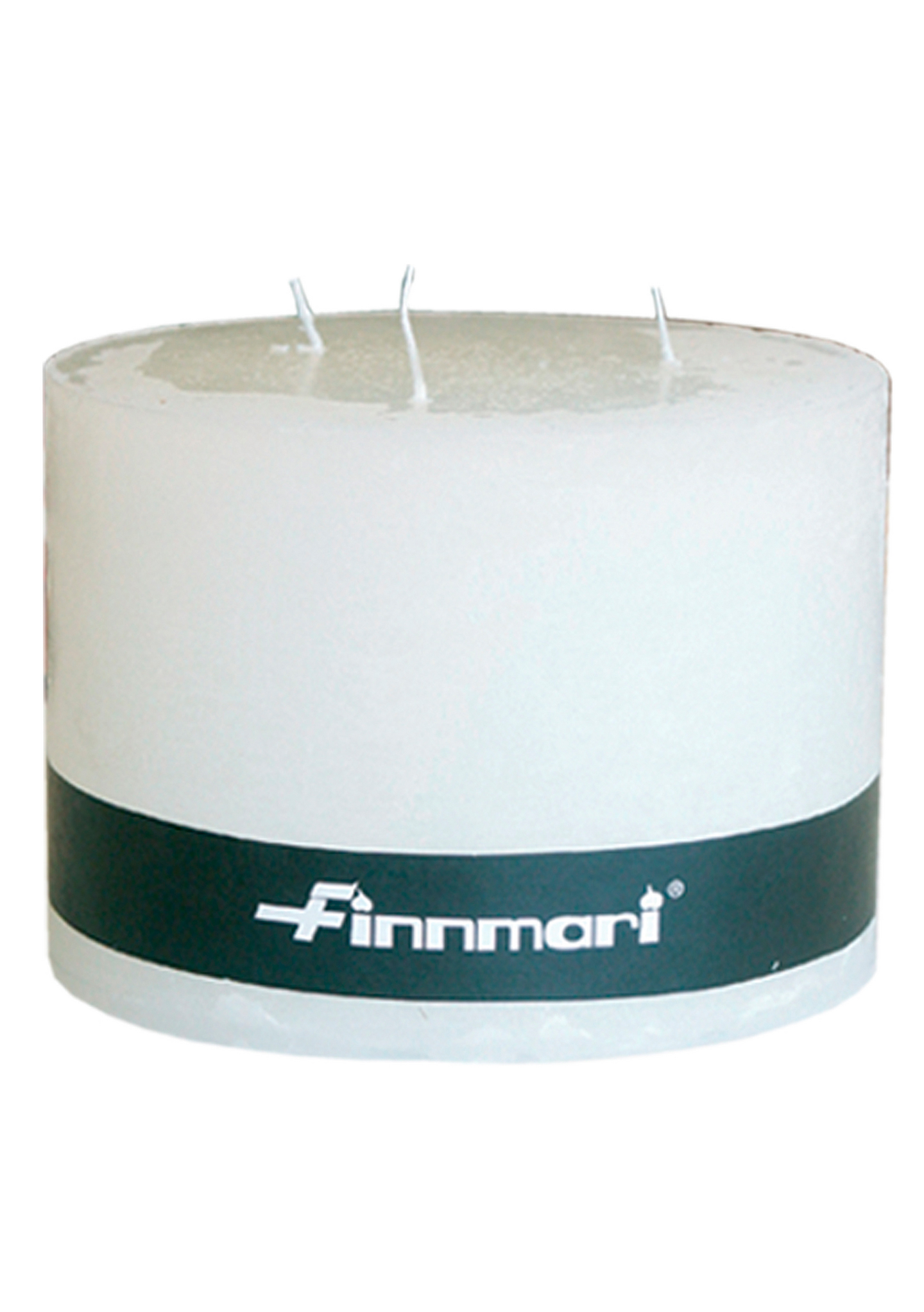 Huurrekynttilä 3-sydän Finnmari 14x14x10cm valkoinen