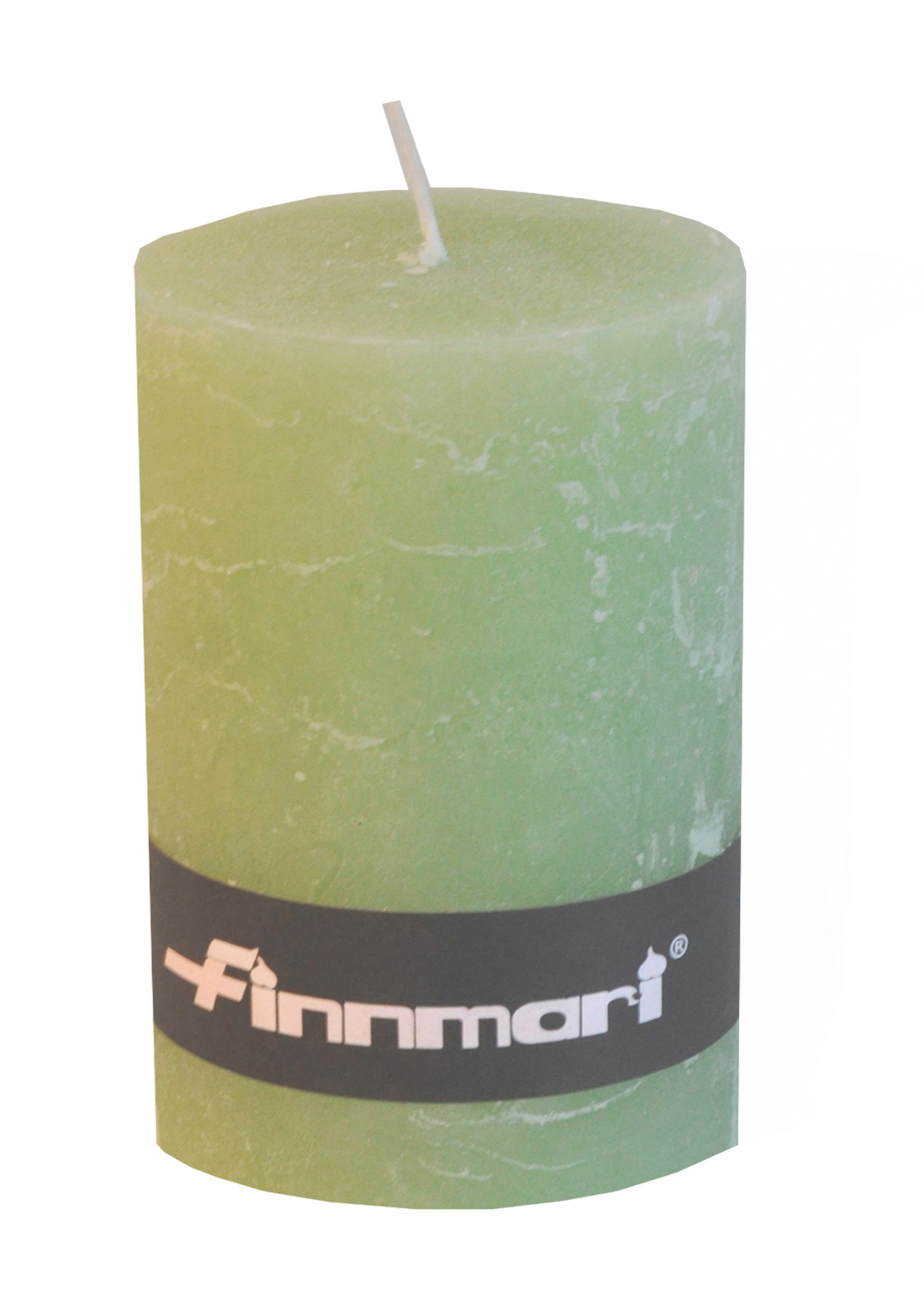 Huurrekynttilä Finnmari 7x7x10cm vaaleanvihreä