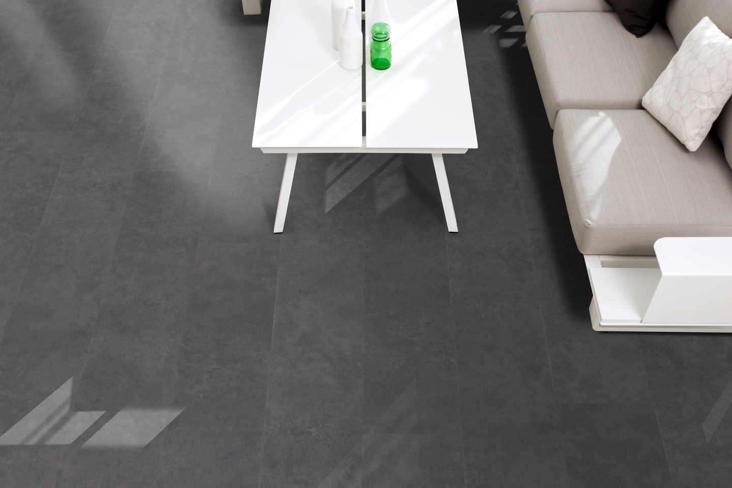 MAXWEAR GOLVABIA STONE BASALT 2,16M² 115553 299X1190X11MM MÖRKGRÅ