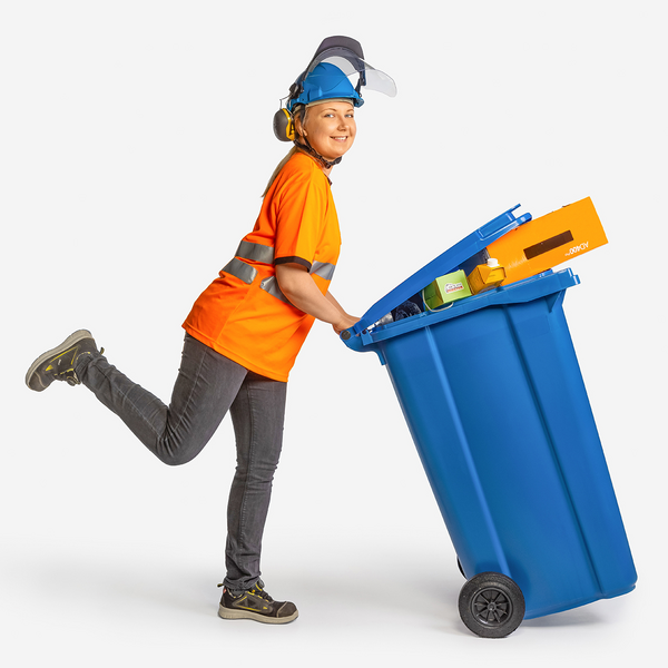 Jäteastia Helesi 240l sininen