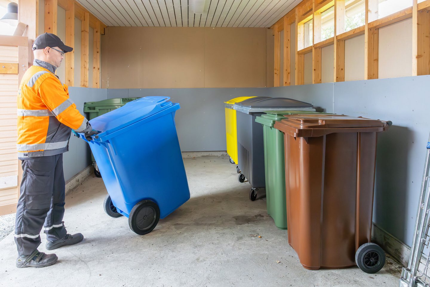 Jäteastia Helesi 360l sininen