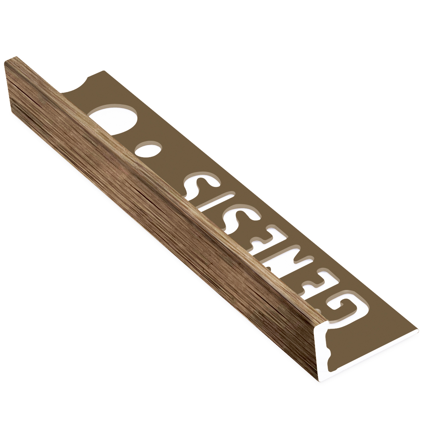 Laattalista Genesis L-malli 12mm 250cm auburn